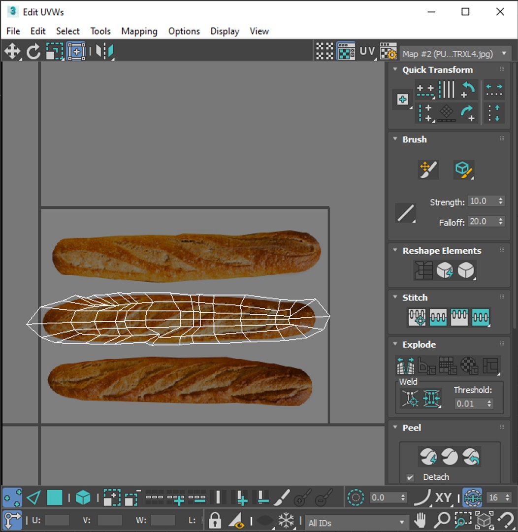 3D Model Baguette - TurboSquid 1854538