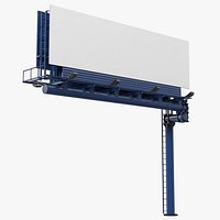 Blank Billboard Advertising Structure