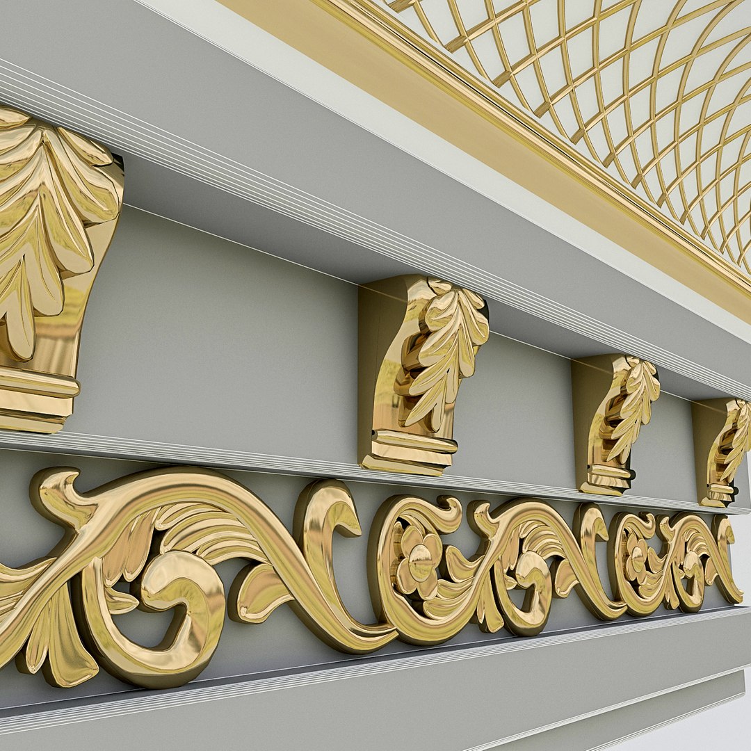 3D classic patterned model - TurboSquid 1414533