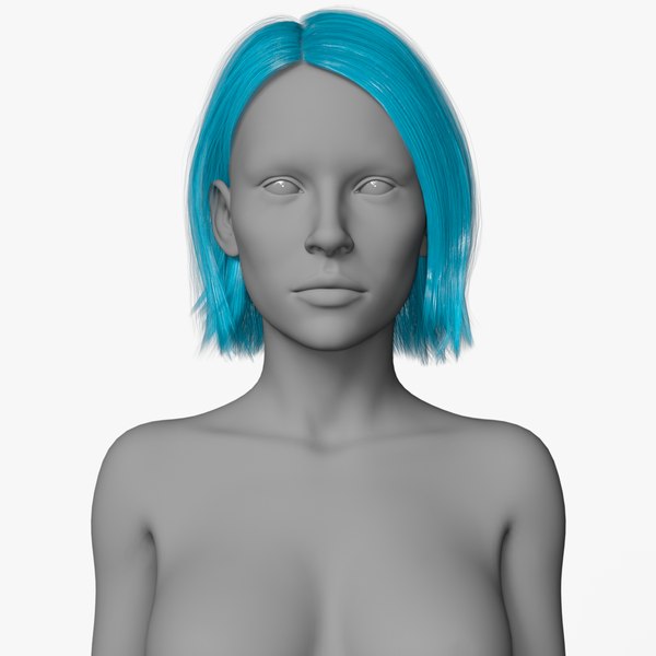 3D Female Hair