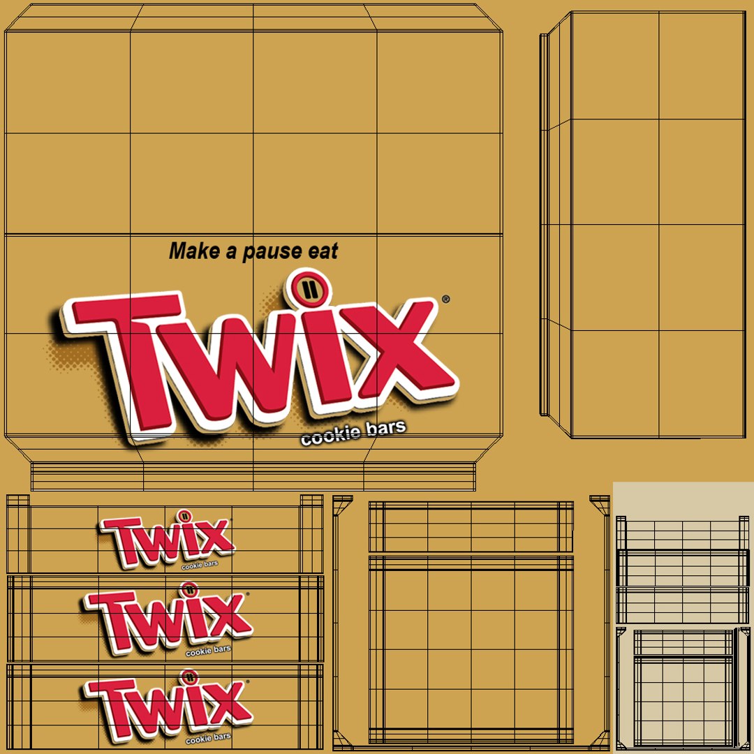 candies box 3D model https://p.turbosquid.com/ts-thumb/Nz/Dngt7k/An/twixbox17/jpg/1613135215/1920x1080/fit_q87/ed68e2f4925996462954c256842a4606f8106e9a/twixbox17.jpg