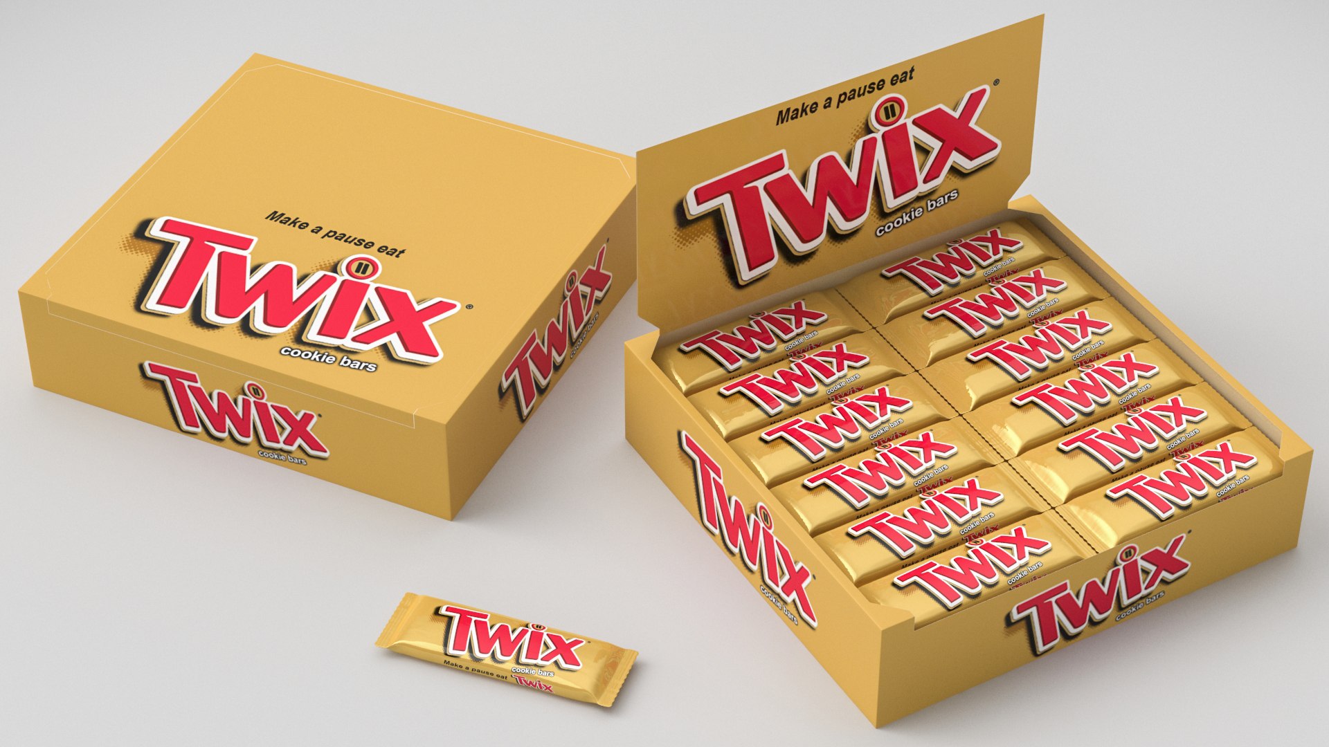 candies box 3D model https://p.turbosquid.com/ts-thumb/Nz/Dngt7k/SR/twixbox6/jpg/1613135246/1920x1080/fit_q87/9abf0552a66e77e7a3f401793f10bc2574efb460/twixbox6.jpg