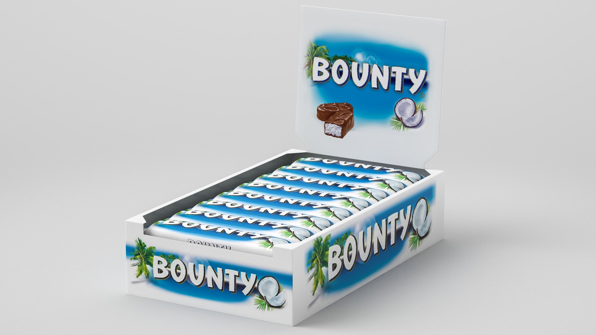 candies box 3D model https://p.turbosquid.com/ts-thumb/Nz/Dngt7k/Uj/bountybox5/jpg/1613137064/1920x1080/fit_q87/1da824846b26af84817e2417782fa75ca20f175e/bountybox5.jpg