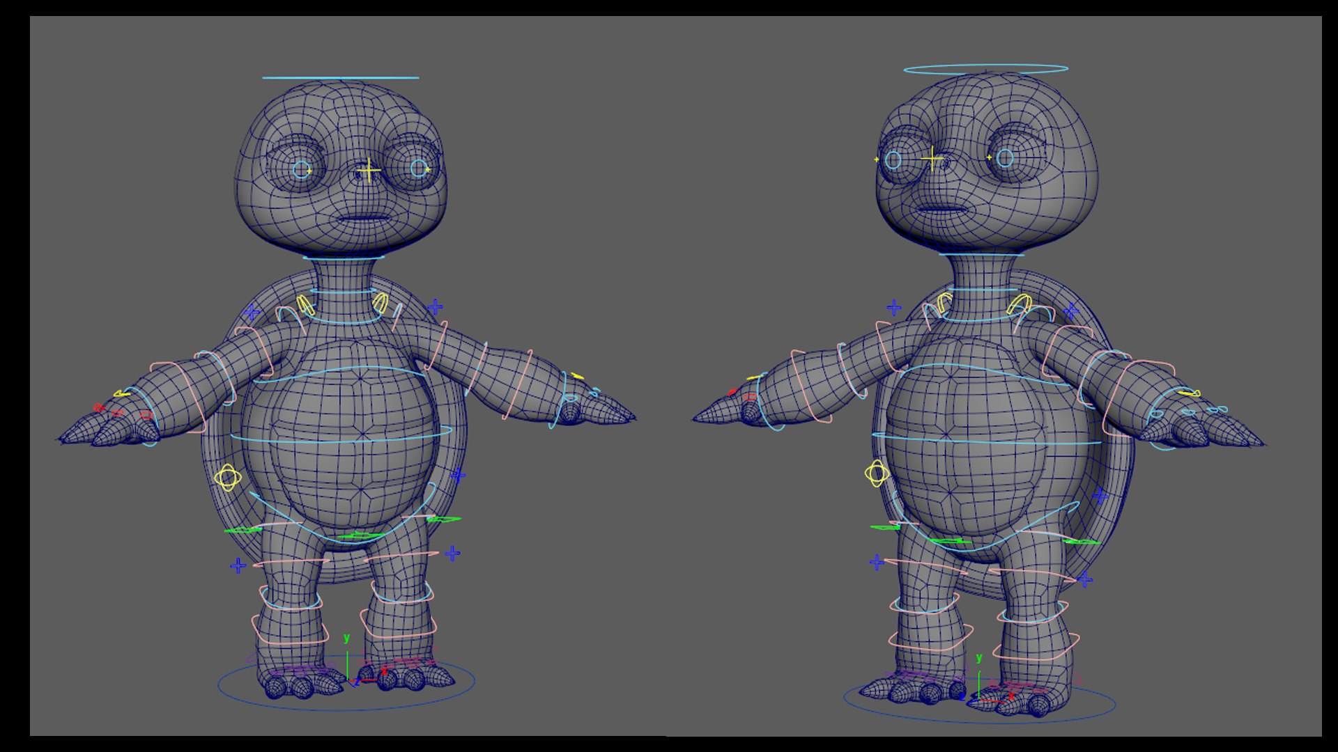 TURTLE GAME READY CHARACTER LOW POLY RIGGED 3D Model - TurboSquid 2239161