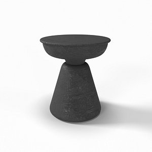 Sage Table Stool Matte Black