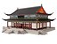 Japanese Temple Pavilion
