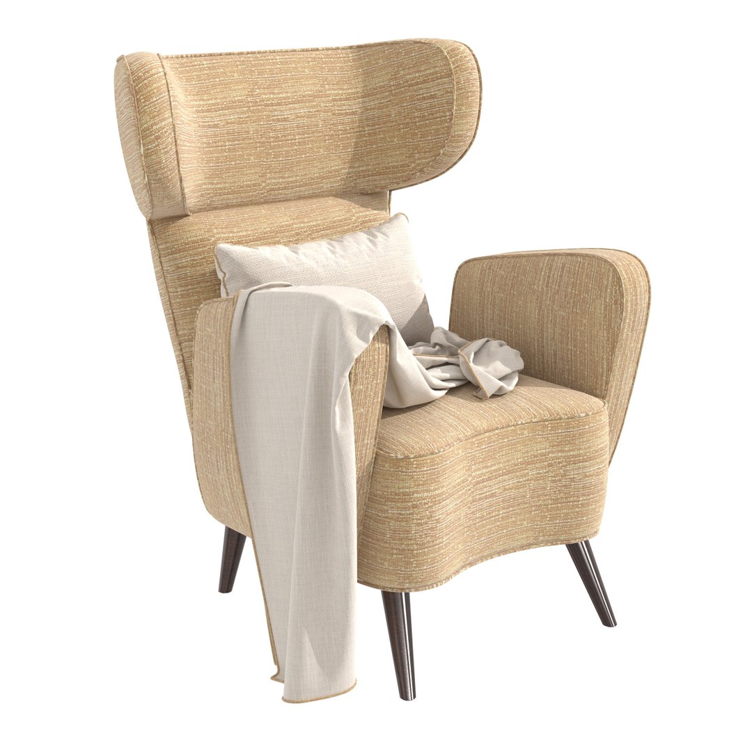 TRENO LOUNGE CHAIR BY DONZELLA model - TurboSquid 2106850