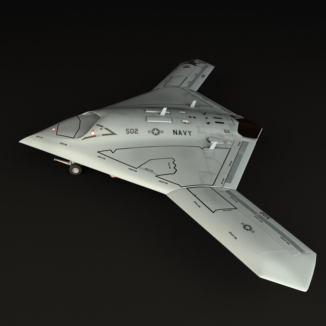 3d Model X-47b Ucas