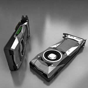 3d model nvidia geforce gtx 1080