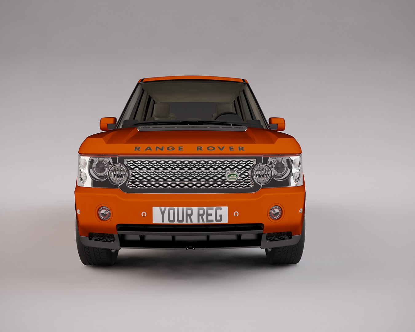 Range Rover Rigged 3d Model