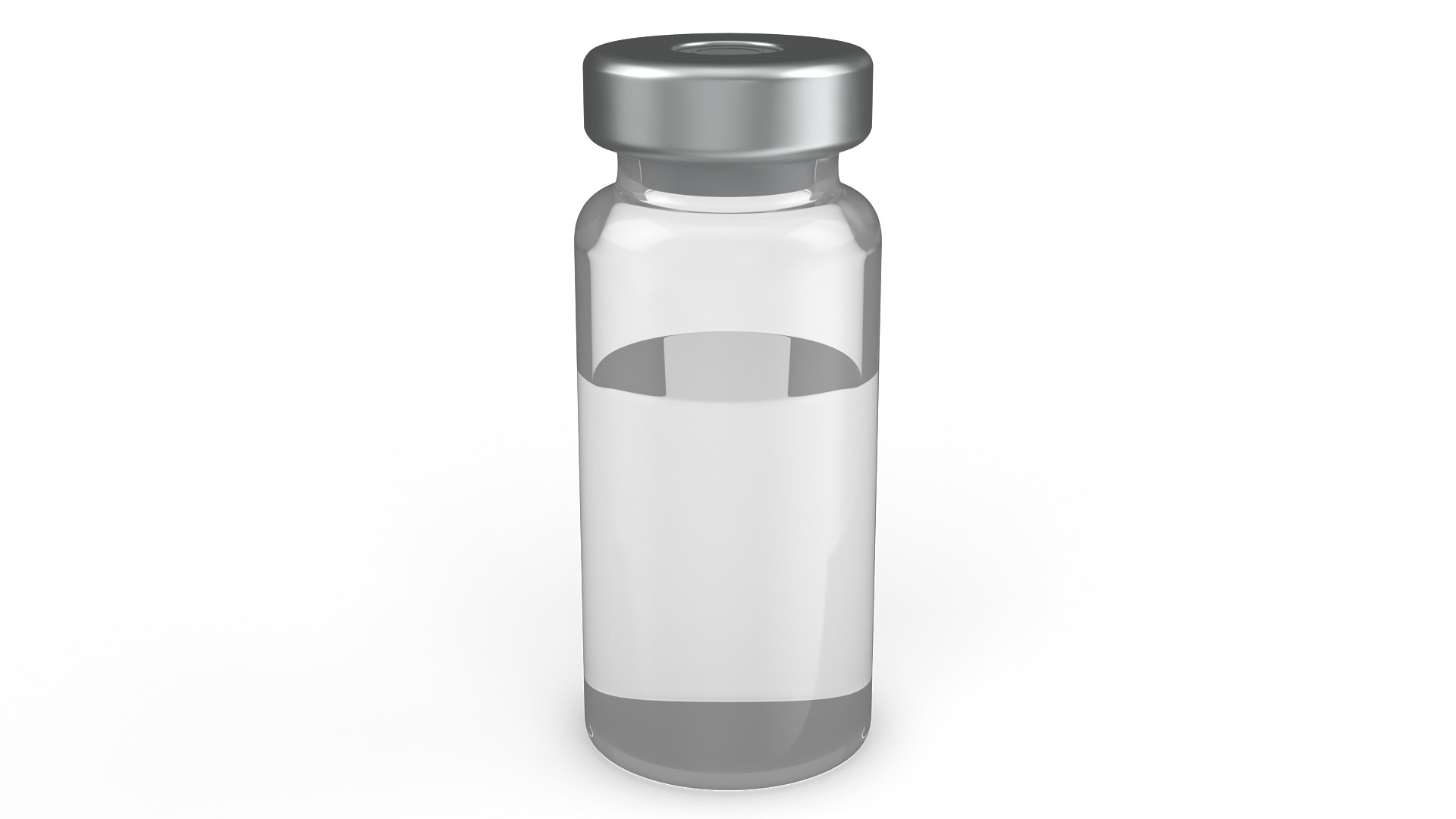 Medical Sterile Vial 10ml 3D model preview