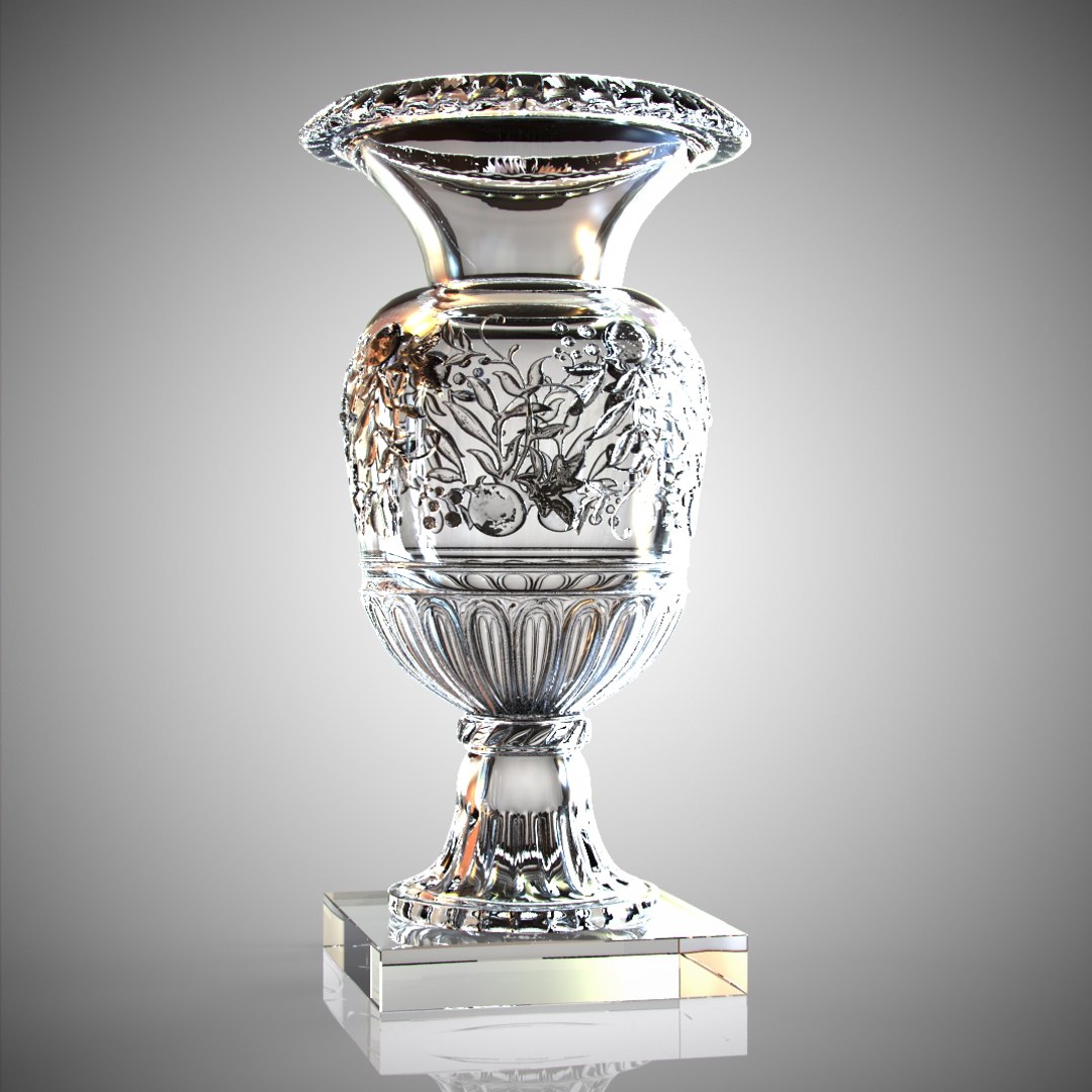 Lalique Versailles Vase 3d 3ds