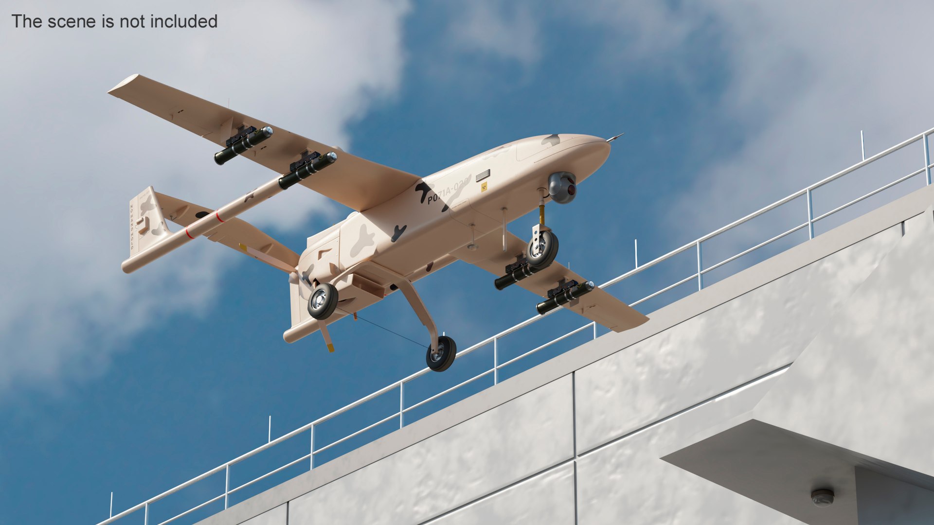 3D Camouflage Iranian Drone Mohajer-6 with Camera https://p.turbosquid.com/ts-thumb/Nz/avRGl5/9a/camouflageiraniandronemohajer6withcameramb3dmodel004/jpg/1727847815/1920x1080/fit_q87/0ce162c934a9e829700a022bffb3b43759aca738/camouflageiraniandronemohajer6withcameramb3dmodel004.jpg