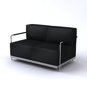 contemporary casper seater sofa 3d model