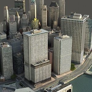 Manhattan Lower Part02 Low Poly