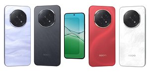 Oppo A5 Pro All Colors Low Poly model