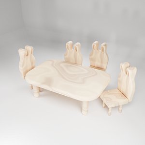 chair and  table