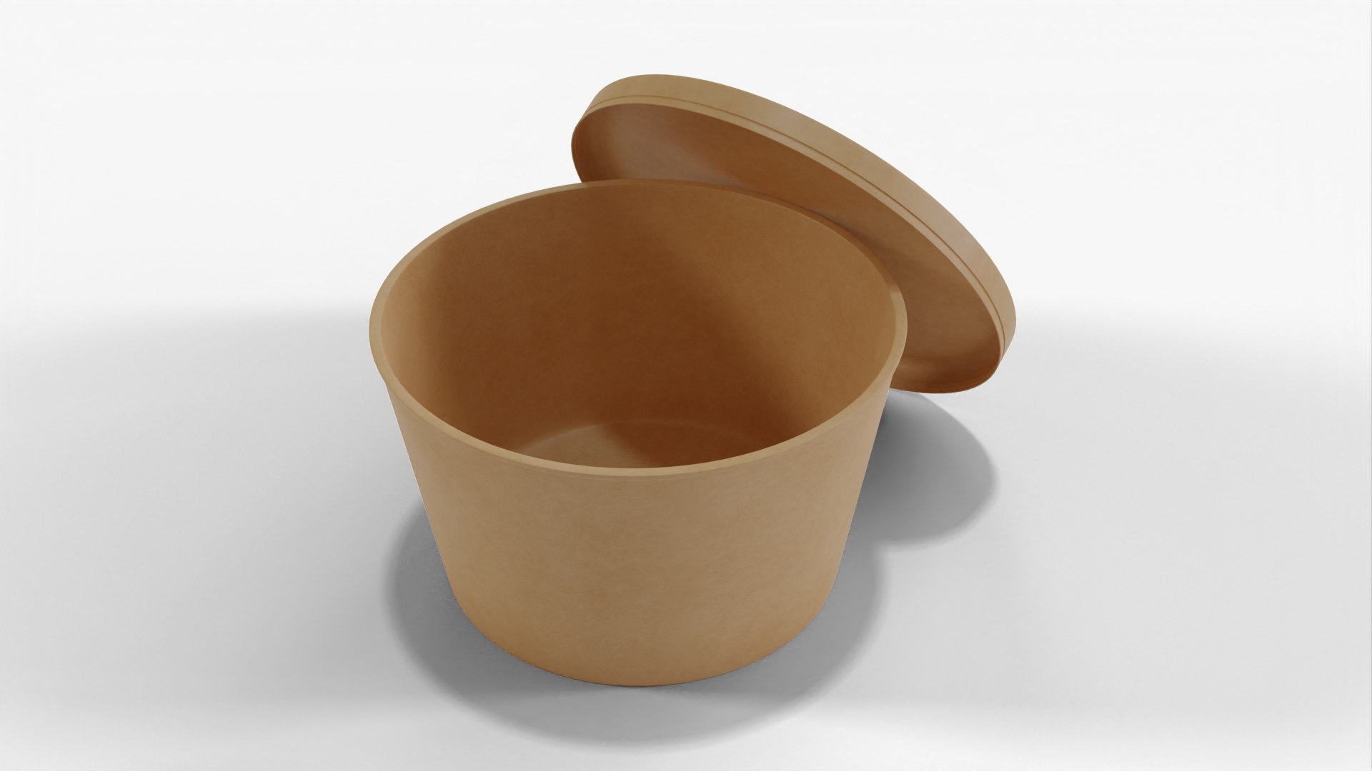 Paper Soup Cup - 32oz Open Model - TurboSquid 1958332