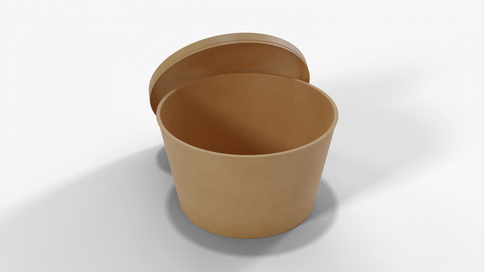 Paper Soup Cup - 32oz Open Model - TurboSquid 1958332