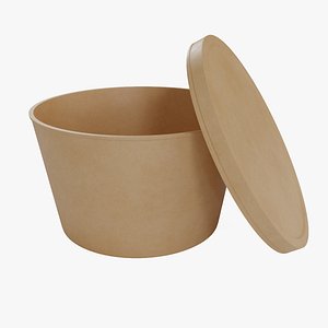 Paper Soup Cup - 32oz Open