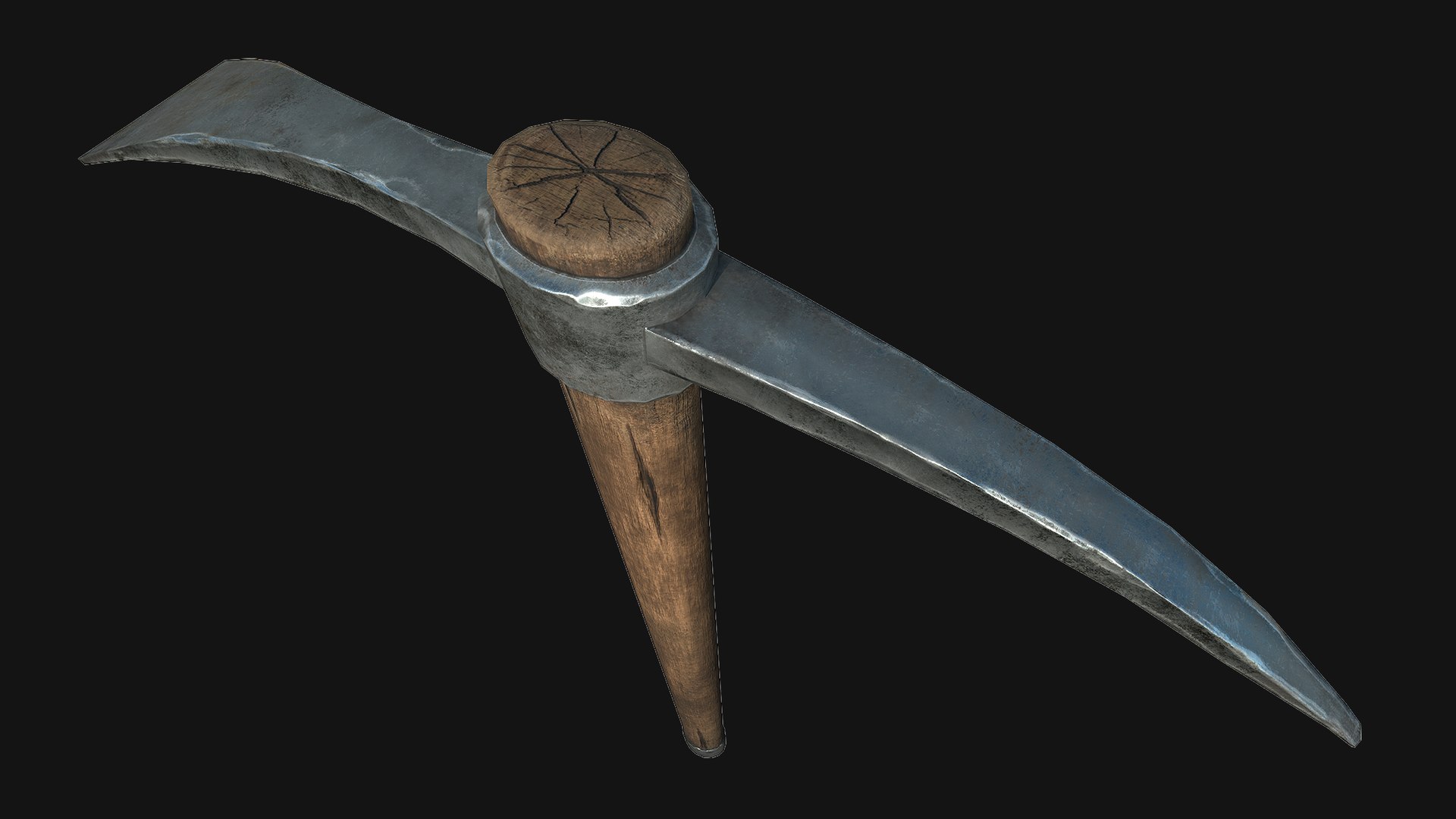 Pickaxe Pack Survival Miner Worker Tool Set 3D model https://p.turbosquid.com/ts-thumb/Nz/nt3VEc/yQ/ironpick9/png/1783859825/1920x1080/fit_q87/5a481070ec7129100c9c8726aeac5b549a247c8b/ironpick9.jpg