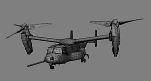3d military helicopter