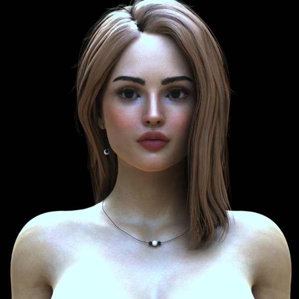 D Realistic Sexy Woman Naked Turbosquid