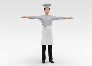3D Male Chef