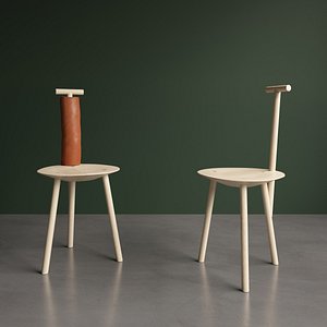 Spade chair - Faye Toogood - PLEASE WAIT to be SEATED 3D model