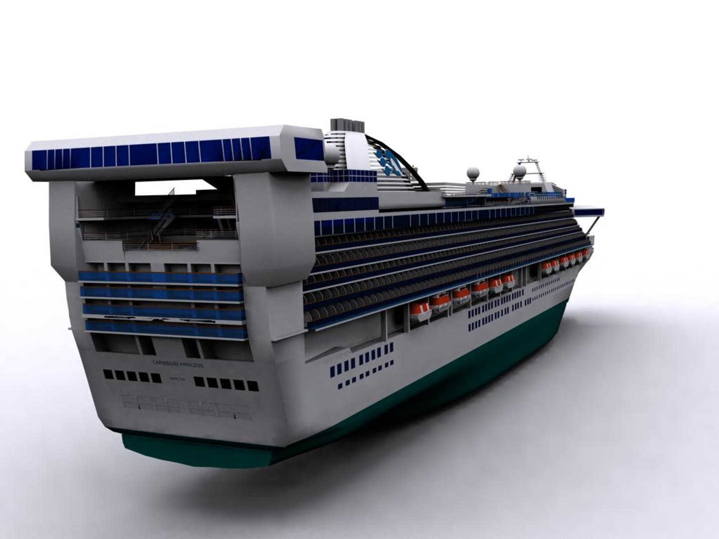 3d model caribbean princess