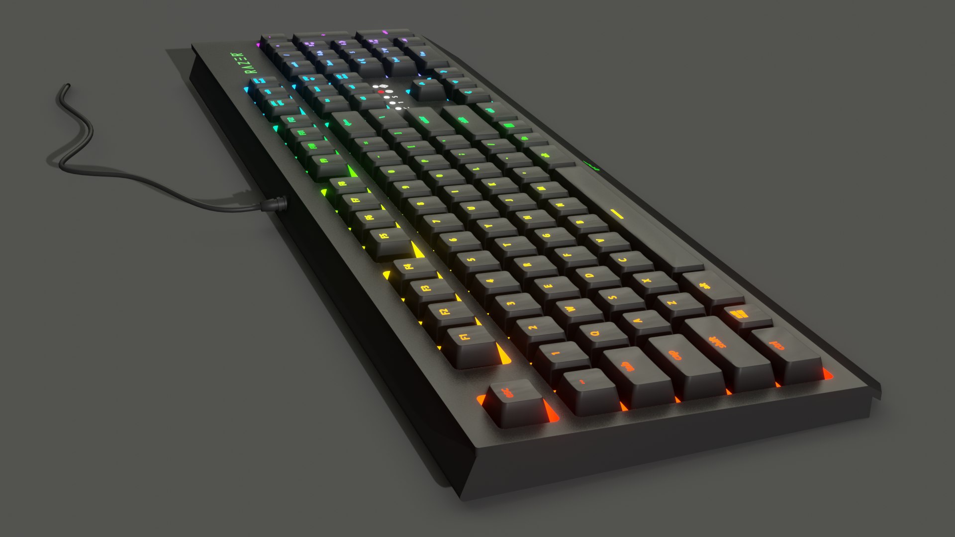 Razer keyboard 3D model - TurboSquid 1620519