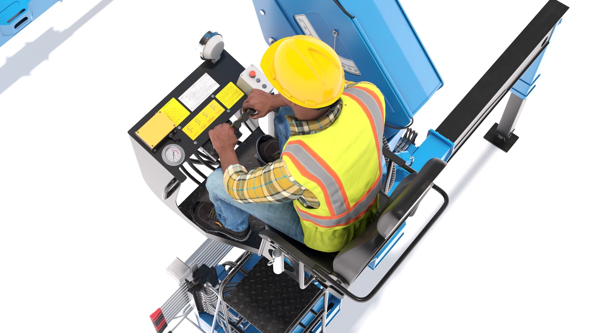Mobile Telescopic Crane With Operator 3D Model - TurboSquid 2382425