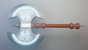 3D model berserker axe
