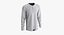 T-Shirt maschile Dropped Shoulder Collezione Henley Collar