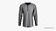 T-Shirt maschile Dropped Shoulder Collezione Henley Collar