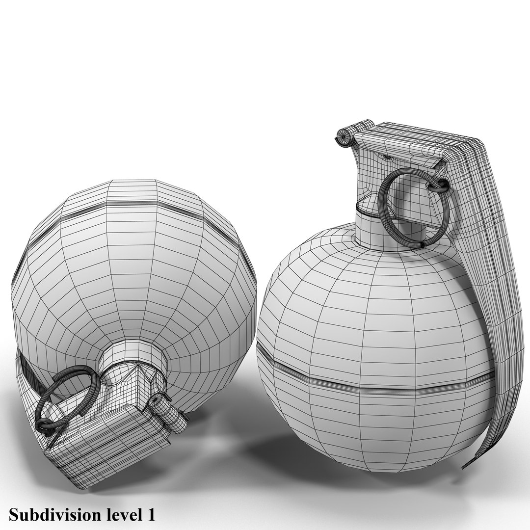 grenade m-67 bomb weapons max https://p.turbosquid.com/ts-thumb/O0/DPteK9/5fYdc38N/subdivision_1/jpg/1439483582/1920x1080/fit_q87/7f623212b641f026f3cde0145d355712b72a886d/subdivision_1.jpg