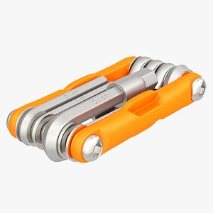 Bike Hex Keys Multitool Folded