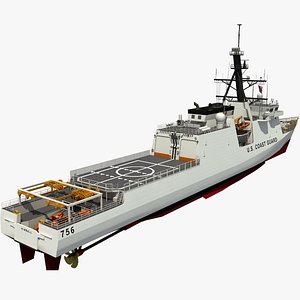 USCGC KIMBALL - LEGEND CLASS US CUTTER-COAST GUARD 3D model