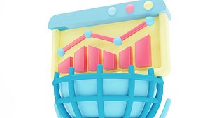 Internet network traffic on the website model