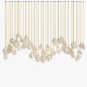 BLOOM BLANKET chandelier by HABERDASHERY