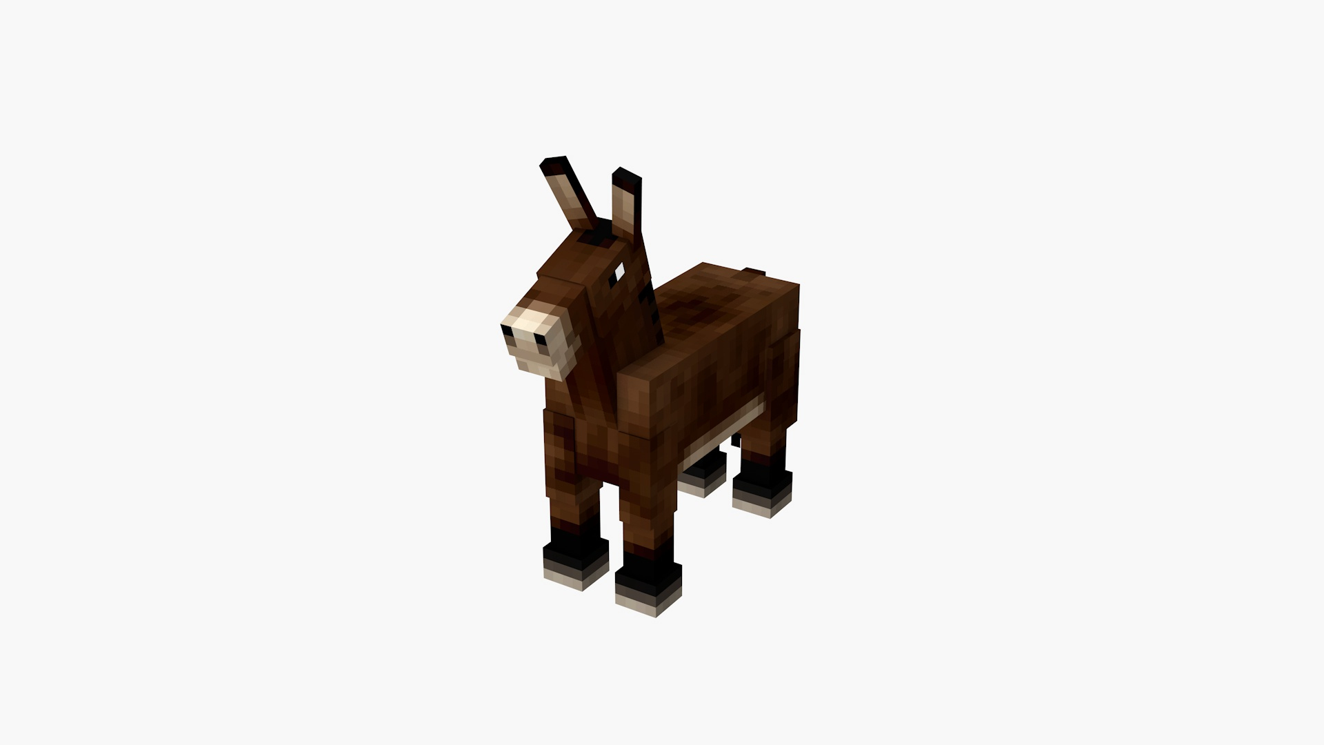3D Mule Minecraft Model - TurboSquid 2348156