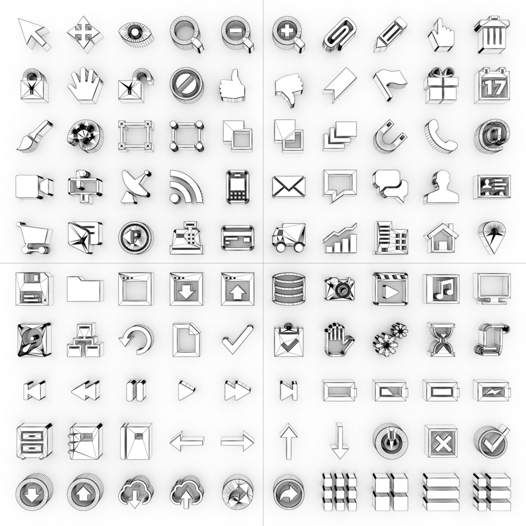 Design Icons Model - TurboSquid 1527139