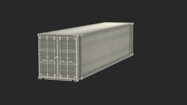 modelo 3d Contenedor de envío de 45 pies - TurboSquid 2143597