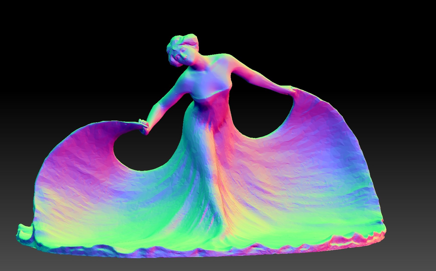 DANCER WOMAN 3D Model - TurboSquid 2325982