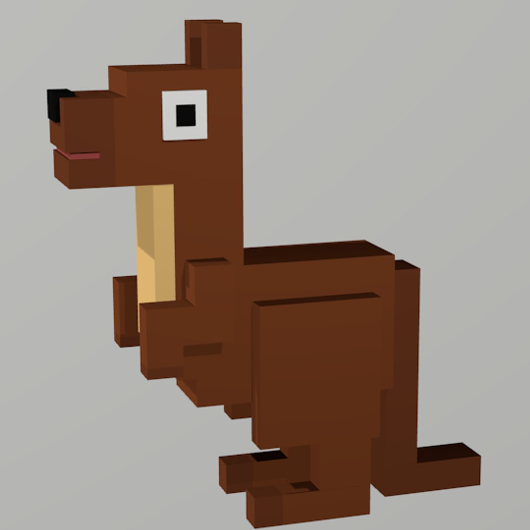 3D kangaroo animal - TurboSquid 1385815