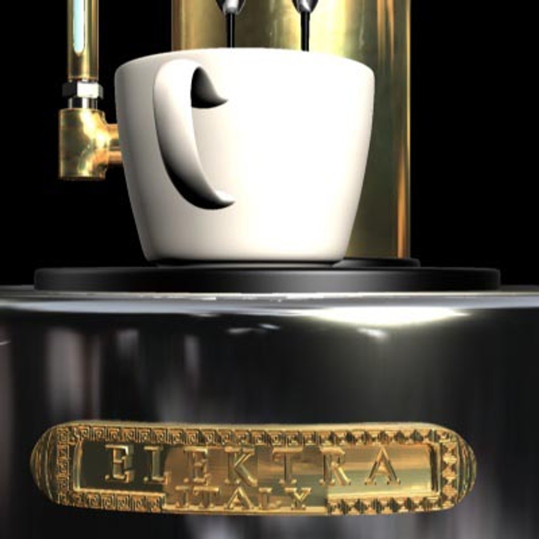 elektra expresso coffee 3d model