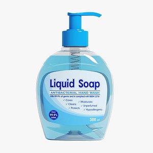 3D model liquid soap