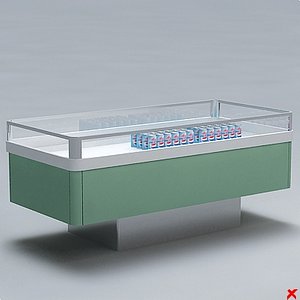3d model refrigerator