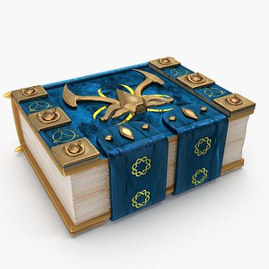 spell book 3D model