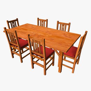 Basic Wooden Dining Set